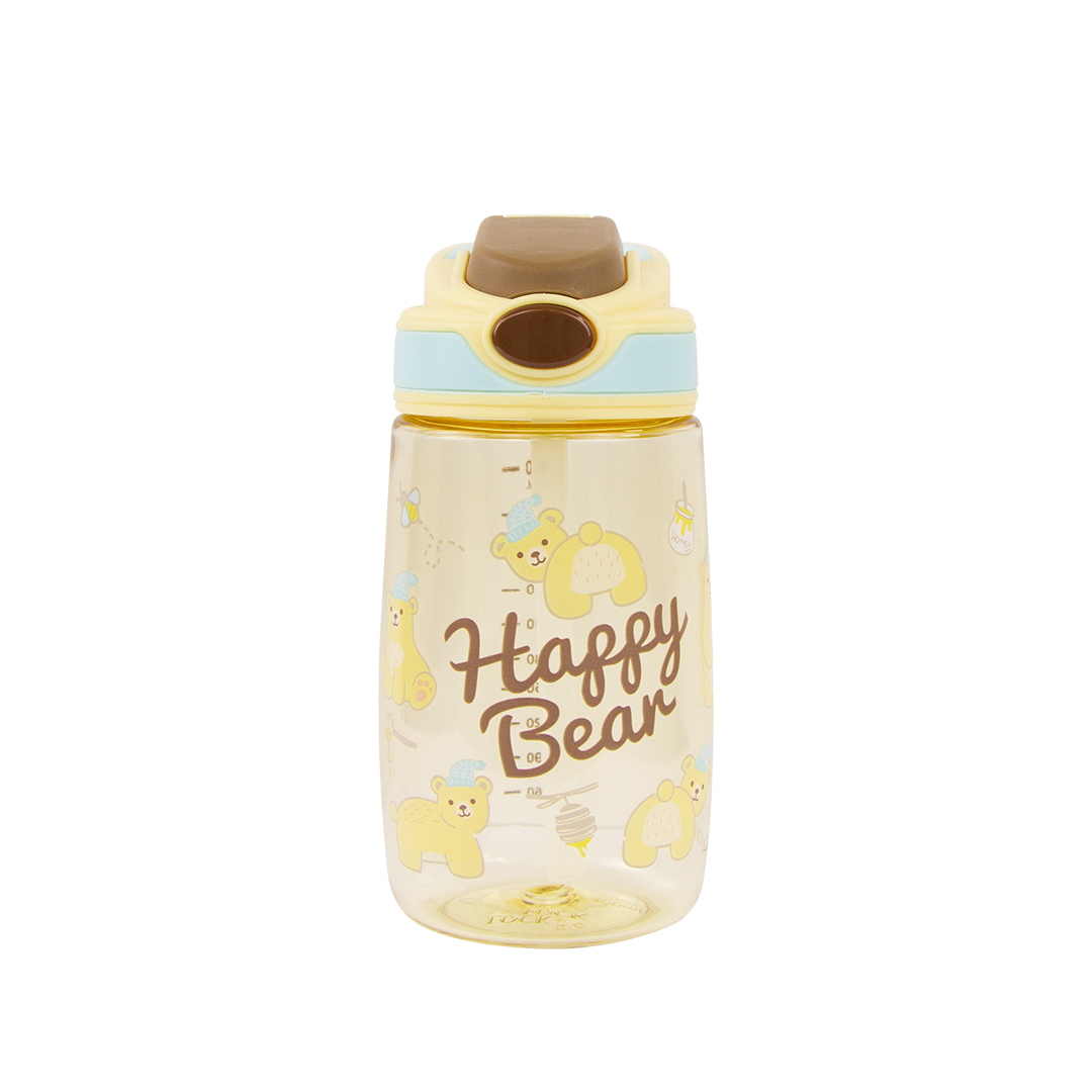 Bình Nước Trẻ Em Straw Kids Bottle 400ml - Màu Vàng - LocknLock - ABF655YEL, , large image number 4